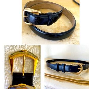EUC! 3 Genuine Leather Belts 35” for a STEAL!